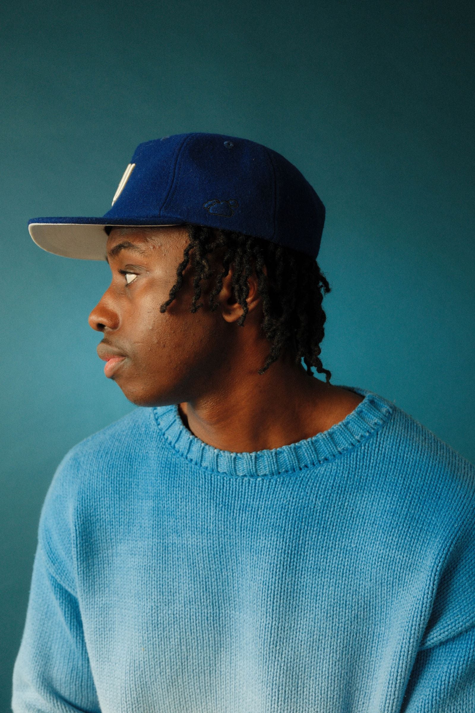 Broadcloth Cap Royal Blue