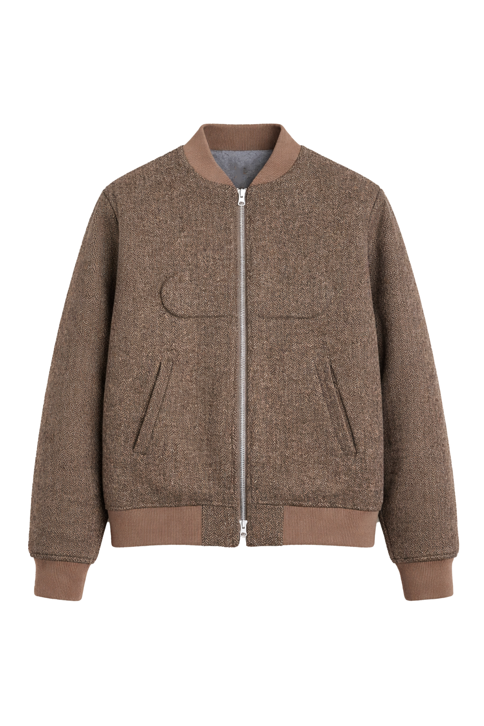 Wool Bomber Jacket Brown (Preorder)