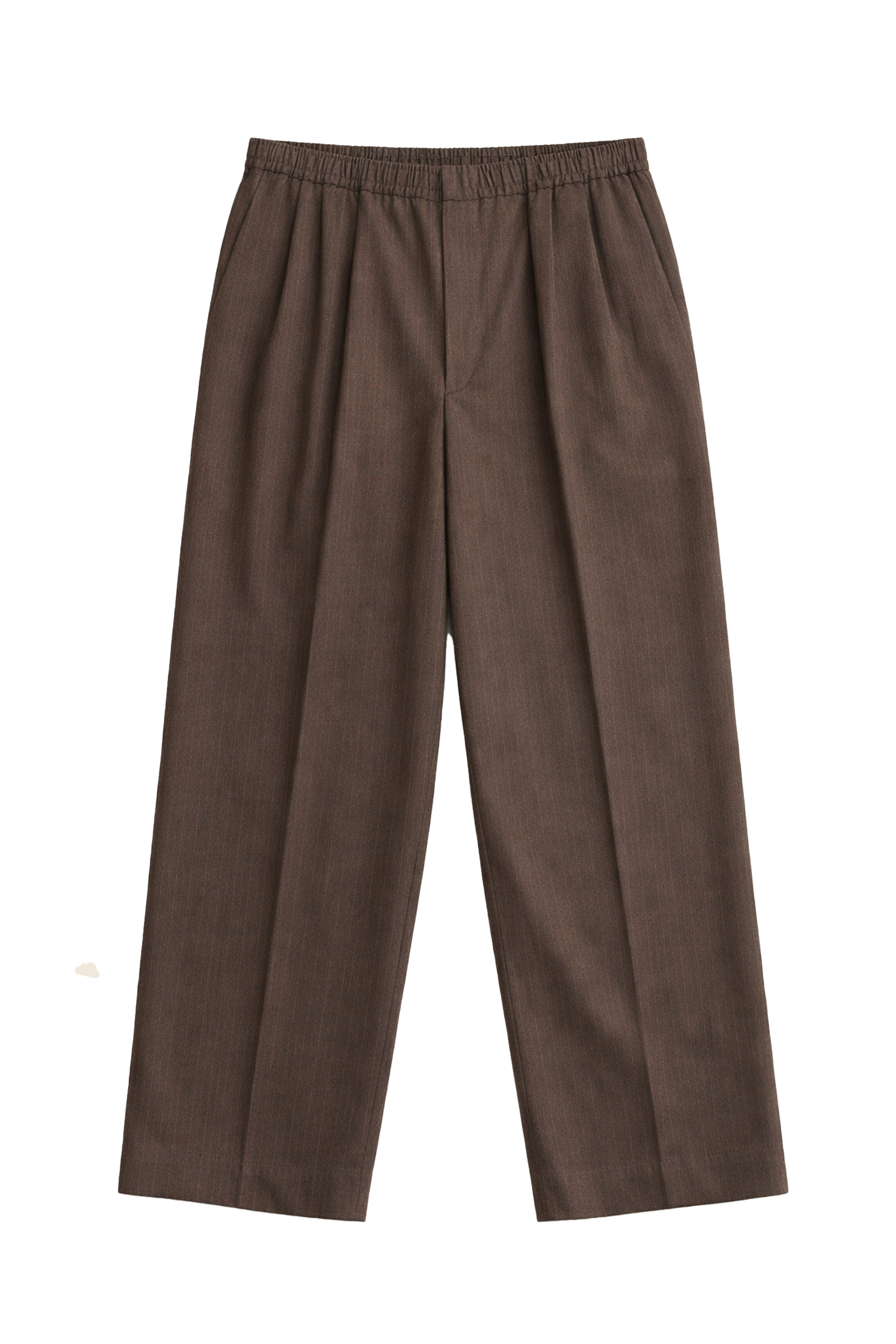 Pinstripe Double Pleated Suitpants Brown (Preorder)