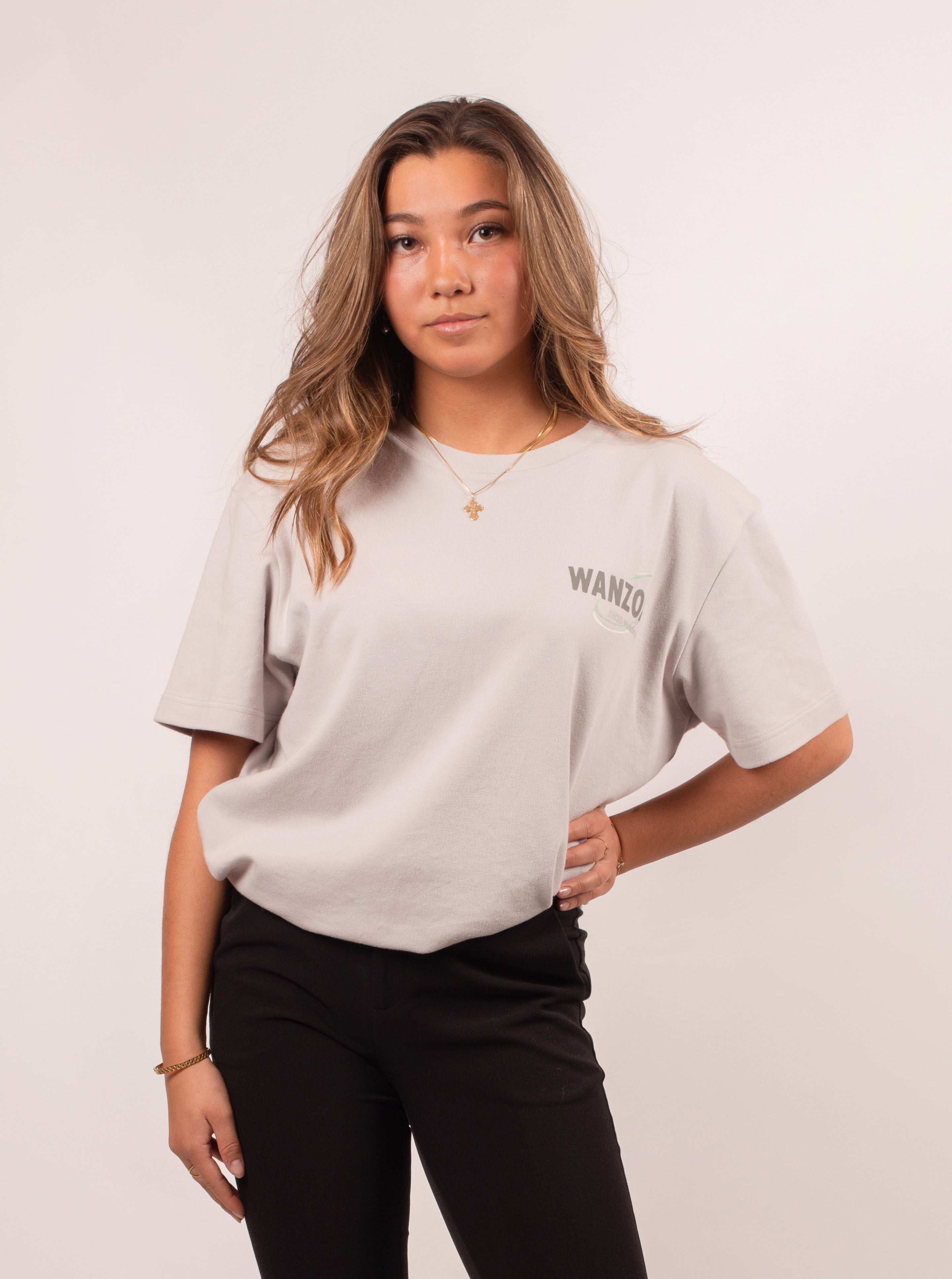 Cozy Layer Tee - Cool Grey
